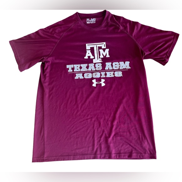 Under Armour Other - Under Armour Men’s Texas A&M Short Tee Maroon Size Medium